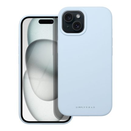 Θήκη Roar Cloud-Skin - για iPhone 15 Ανοιχτό μπλε