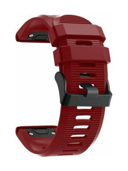 QuickFit Λουράκι Σιλικόνης Stripes Red (Garmin Fenix 3)