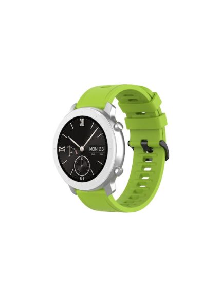 Για Xiaomi MI Watch Sport 22mm Μονόχρωμη ζώνη ρολογιού σιλικόνης (πράσινο ασβέστη)