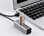 Hoco HB14 Easy use USB-C Docking Station με HDMI 4K PD Ασημί - Image 9
