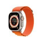 WiWU Nylon Loop Watch Band για Apple Watch Ultra 49mm / Series 8&7 45mm / SE 2&6&SE&5&4 44mm / 3&2&1 42mm (Orange)