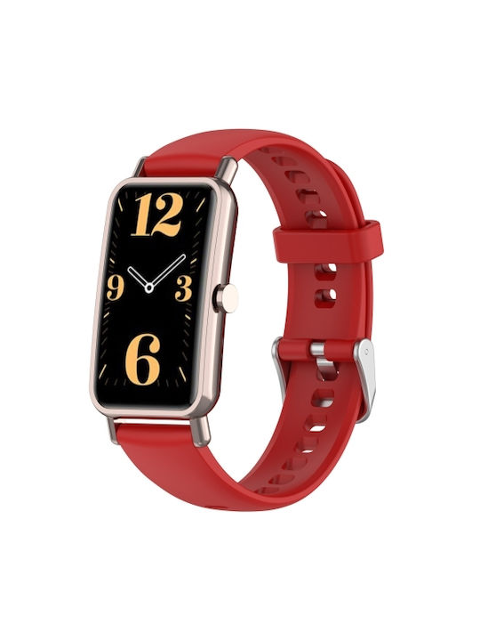 d41f2de5-7f4c-47b1-a6de-1a9a62230478_0.jpg For Huawei Watch Fit Mini 16mm Silicone Watch Band ΚΟΚΚΙΝΟ - Image 1