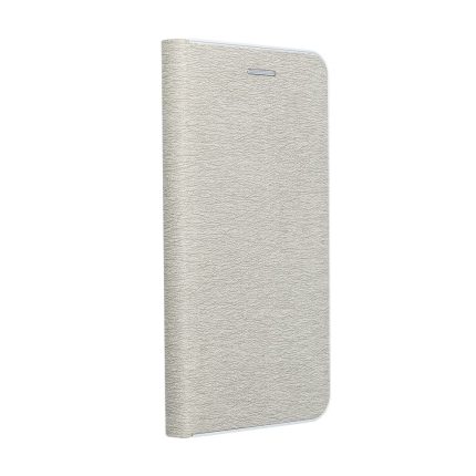 Χρυσή θήκη LUNA Book για IPHONE 15 ασημί