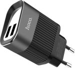 Hoco Φορτιστής Χωρίς Καλώδιο με 2 Θύρες USB-A Μαύρος (C40A Speedmaster) - Image 2