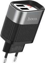 Hoco Φορτιστής Χωρίς Καλώδιο με 2 Θύρες USB-A Μαύρος (C40A Speedmaster) - Image 7