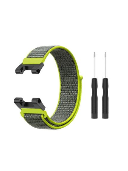 Για Amazfit T-Rex / T-Rex Pro / Ares Nylon Loop Watch Band (Grey Green)