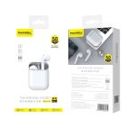Pavareal PA-H06 In-ear Bluetooth Handsfree Ακουστικά με Θήκη Φόρτισης Λευκά - Image 2