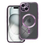 Electro Mag Cover συμβατό με MagSafe για IPHONE 15, μωβ