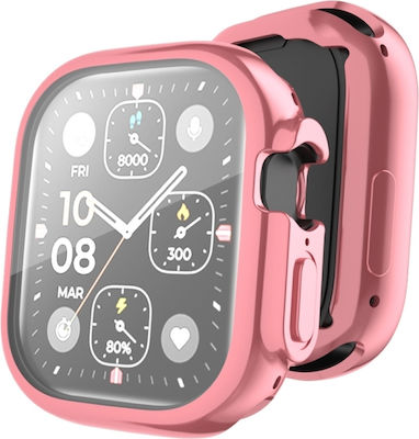 daa7c9b8-942d-4cce-84a6-e05ce6db4c9f_0.jpg Για Apple Watch Ultra 49mm ENKAY Πλήρης κάλυψη, επικαλυμμένη μαλακή θήκη TPU με φιλμ οθόνης (ροζ) - Image 1