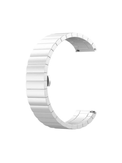 For Huawei Fit Mini One Bead Metal Steel Watch Band   ΑΣΗΜΙ
