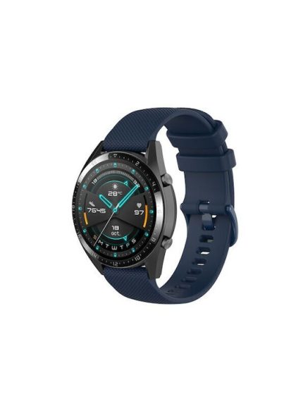 Silicone Λουράκι Dot Texture Galaxy Watch3 (41mm) / Galaxy Watch 42mm- Navy Blue