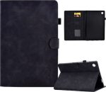 Για Lenovo Tab M10 3rd Gen Rembossed Smile Flip Δερμάτινη θήκη (Μαύρη)