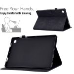 Για Lenovo Tab M10 3rd Gen Rembossed Smile Flip Δερμάτινη θήκη (Μαύρη) - Image 5