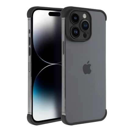 Θήκη MINI BUMPERS με προστασία νησίδας κάμερας για IPHONE 15, μαύρη