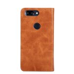 Για OnePlus 5T, μη μαγνητική ρετρό υφή, οριζόντια αναδιπλούμενη δερμάτινη θήκη με θήκη και υποδοχές για κάρτες και πορτοφόλι (καφέ) - Image 3
