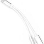 Μετατροπέας USB-C male σε 3.5mm / USB-C female Λευκό (TE5901737949233)
