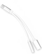 Μετατροπέας USB-C male σε 3.5mm / USB-C female Λευκό (TE5901737949233)