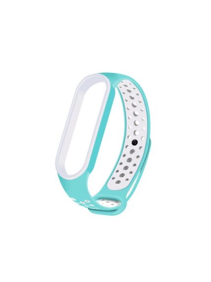 Διχρωμία Λουράκι Σιλικόνης Πράσινο (Mi Smart Band 5/Mi Smart Band 6)