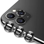 Για iPhone 11 Pro / 11 Pro Max ENKAY Hat-Prince 3 τεμ. κράμα αλουμινίου + κάλυμμα φακού κάμερας από σκληρυμένο γυαλί Προστατευτικό πλήρους κάλυψης (Μαύρο)