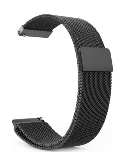 Milanese Λουράκι Μεταλλικό Μαύρο (Amazfit GTR 47mm)