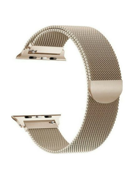 OEM MILANESE LOOP ΓΙΑ APPLE WATCH 38-40-41 MM OLD GOLD