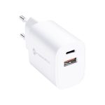 Forcell Φορτιστής Χωρίς Καλώδιο με Θύρα USB-A και Θύρα USB-C 30W Power Delivery / Quick Charge 4.0 Λευκός - Image 2