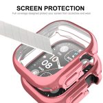 Για Apple Watch Ultra 49mm ENKAY Πλήρης κάλυψη, επικαλυμμένη μαλακή θήκη TPU με φιλμ οθόνης (ασημί) - Image 3