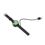For Garmin Fenix 7X Integrated Charger with Data Transmission Function(Black) - Image 4