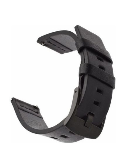 Handodo Λουράκι Δερματίνης Μαύρο (Vivoactive 3)