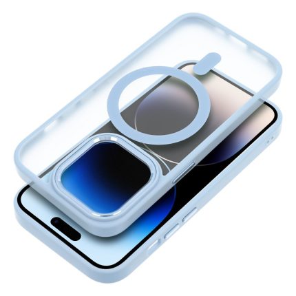 Matte Mag Cover συμβατό με MagSafe για IPHONE 15 μπλε