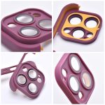Θήκη MINI BUMPERS με προστασία νησίδας κάμερας για IPHONE 15, κερασι - Image 4