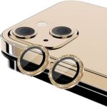 Αντιχαρακτικό Γυαλί Lens για την Κάμερα για iPhone 13/13 Mini (Glitter Gold)