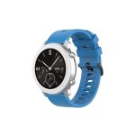 Για Xiaomi MI Watch Sport 22mm Solid Color Soft Silicone Band (Μπλε)