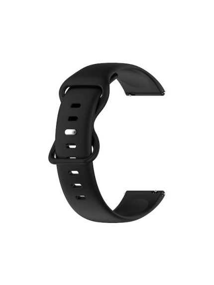 Για Huawei Watch 3 Pro 22mm μονόχρωμη ζώνη ρολογιών σιλικόνης (μαύρο)