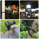 PULUZ 4 σε 1 Vlogging Live Mini Octopus Bracket Kit + Studio Light + Μικρόφωνο + Κιτ σφιγκτήρα τηλεφώνου (Μαύρο) - Image 9