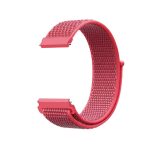 For Samsung Galaxy Watch 42mm Nylon Braided Watch Band     (Hibiscus Pink)