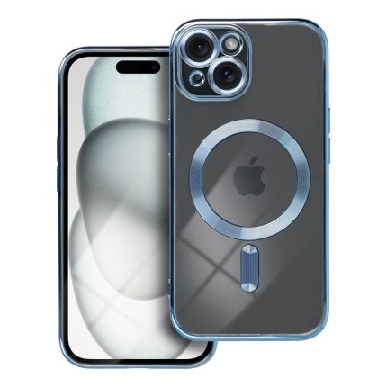 Θήκη Electro Mag Cover συμβατή με MagSafe για IPHONE 15 μπλε
