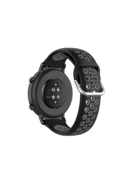Buckle Λουράκι Σιλικόνης Μαύρο (Huawei Watch GT2 (42mm))