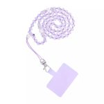 Crystal Diamond Λουράκι Λαιμού για Κινητά Μωβ - Image 3