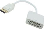 Powertech CAB-DP005 Μετατροπέας DisplayPort male σε DVI-I female Λευκό - Image 2