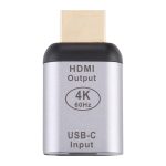 Type-C / USB-C Female to HDMI Male Aluminium Alloy Adapter - Image 3