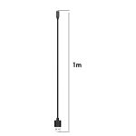 For Redmi Watch 3 Smart Watch Charging Cable, Length:1m    ΜΑΥΡΟ - Image 4