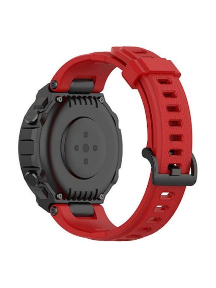 QuickFit Softband Λουράκι Σιλικόνης Κόκκινο (Amazfit T-Rex)