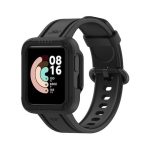 Solid Color Λουράκι Σιλικόνης Μαύρο (Redmi Watch 2 LiteRealme Watch 2)