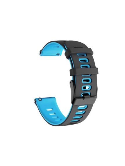 Dual-color λουράκι σιλικόνης για το Xiaomi Mi Watch Black /Blue