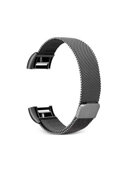 Charge 2 Size S Λουράκι Ανοξείδωτο Ατσάλι Μαύρο (FITBIT Charge 2 (FITBIT))