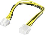 Powertech 8 Pin EPS male - 8 Pin EPS female Cable 0.2m (CAB-W008) - Image 2