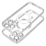 Electro Mag Cover συμβατό με MagSafe για IPHONE 15, ασημί - Image 3