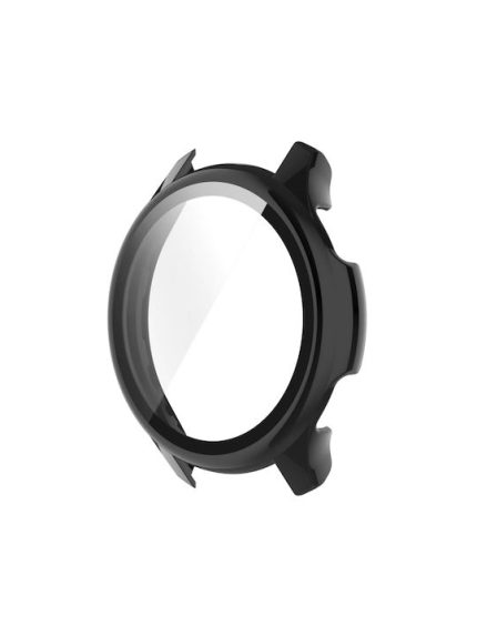 Για OPPO Realme Watch T1 PC + Προστατευτική θήκη ρολογιού από σκληρυμένο γυαλί (Μαύρη)