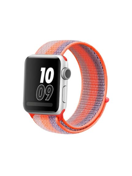 Devia Deluxe Sport3 Λουράκι Υφασμάτινο Κόκκινο (Apple Watch 38/40/41mm)